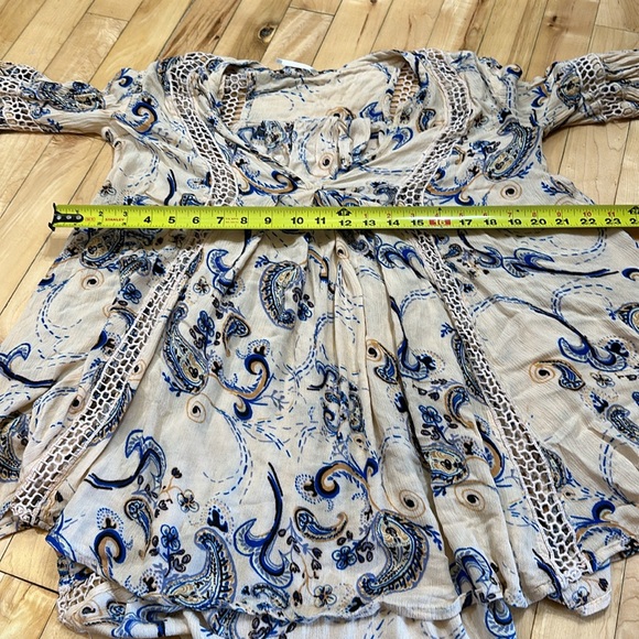 Free People Just The 2 Of Us Floral Tunic - Picture 7 of 7